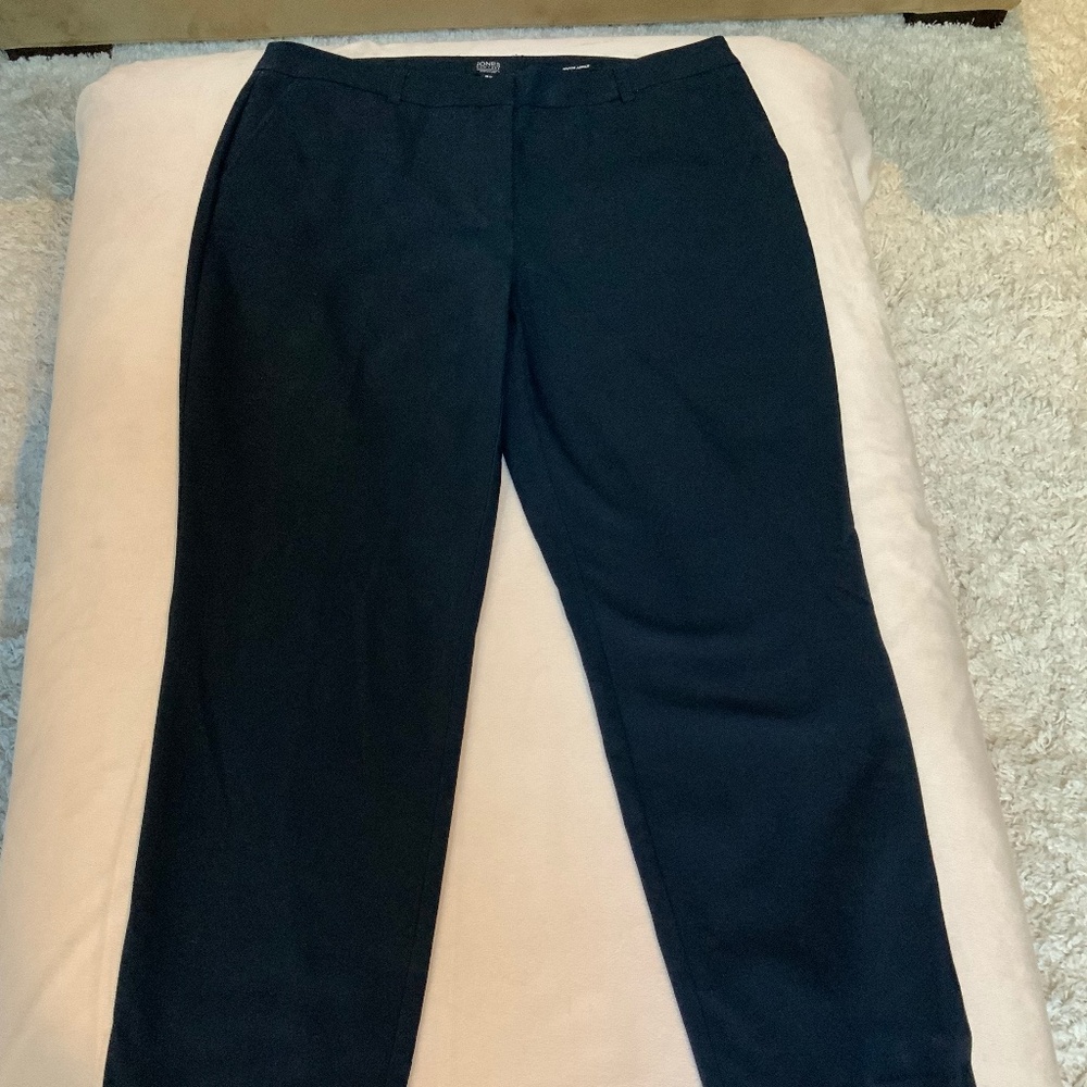 Jones New York Blue 12 Gracie Ankle Officecore Cottagecore Coastal Monochrome